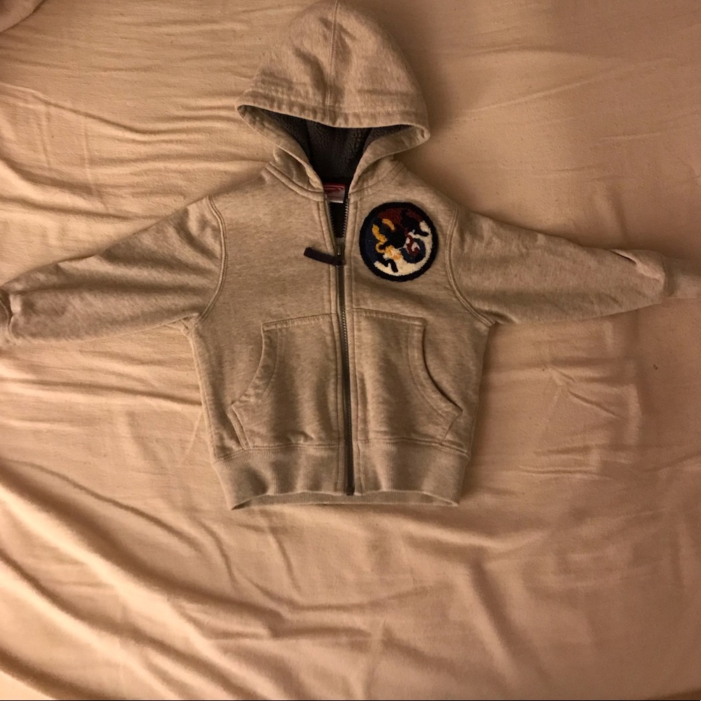 Hanna Anderson boys fleece lined jacket.